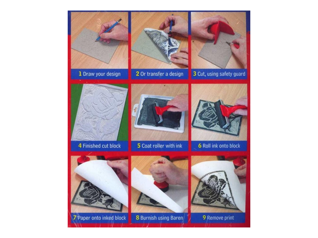 Lino Softcut 30 x 20 cm - 10 ks