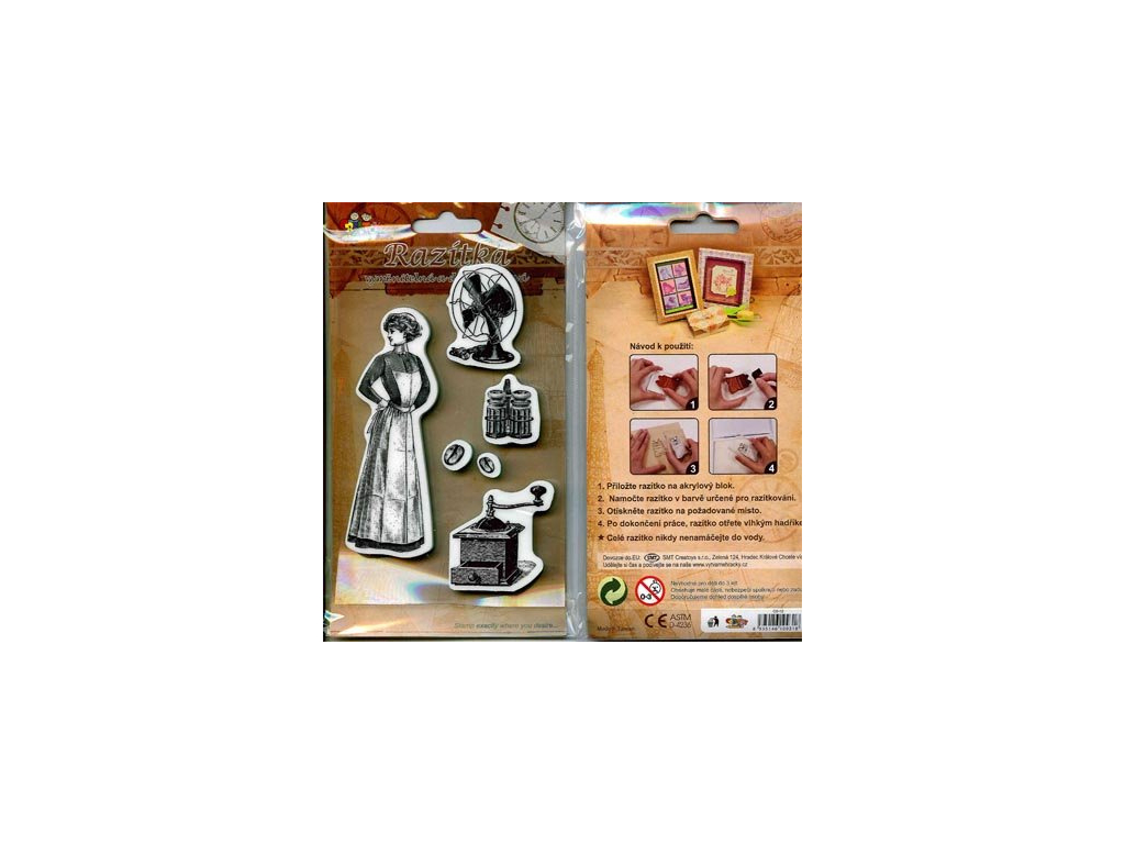 Razítka na pěnovce - Káva