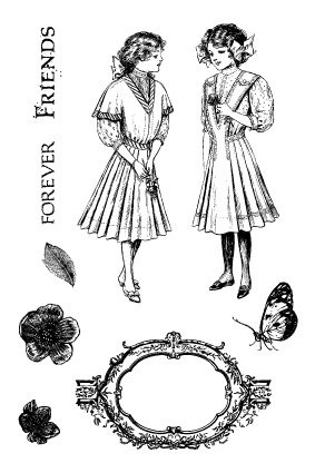 Razítka na pěnovce - Forever Friends