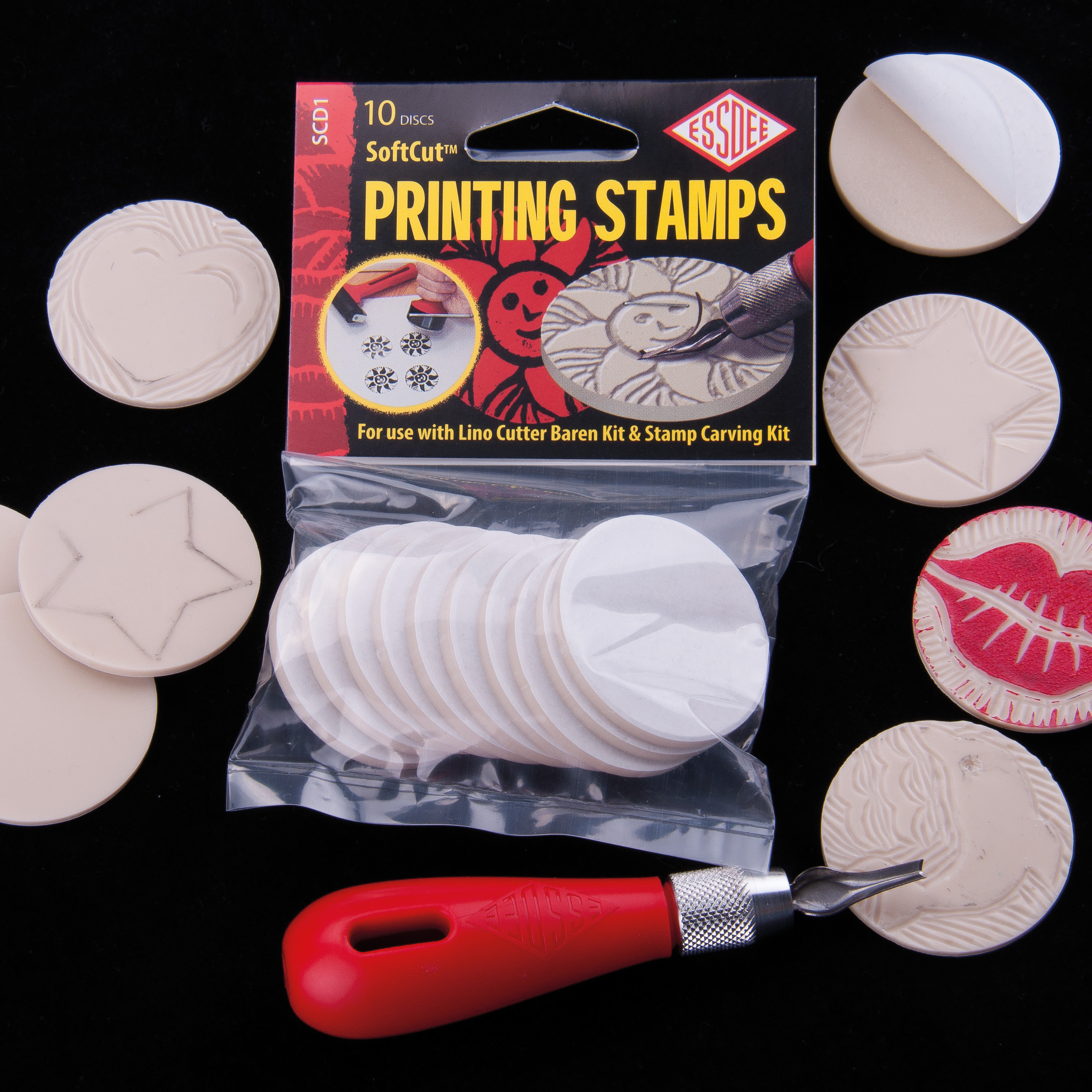 Samolepící kulaté lino - 10 ks, prům. 4,5cm Master cut