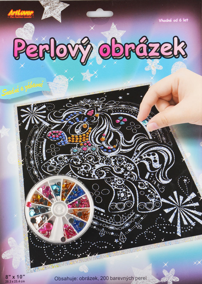 Perlový obrázek - koníček
