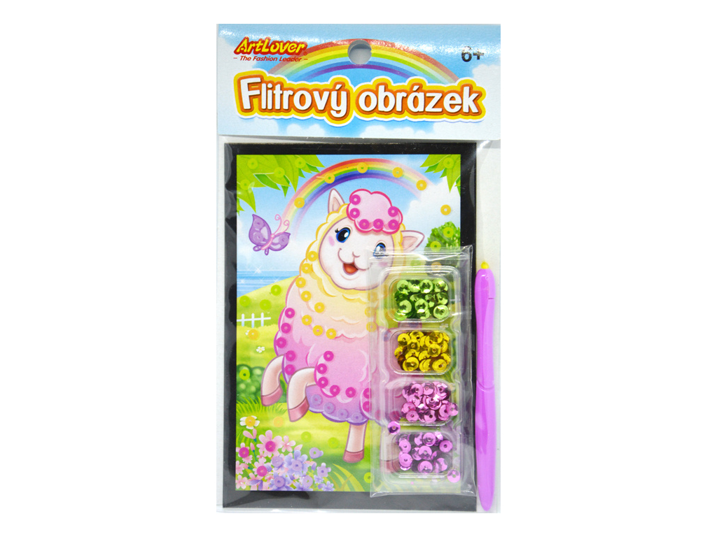 Flitrový obrázek - Lamy