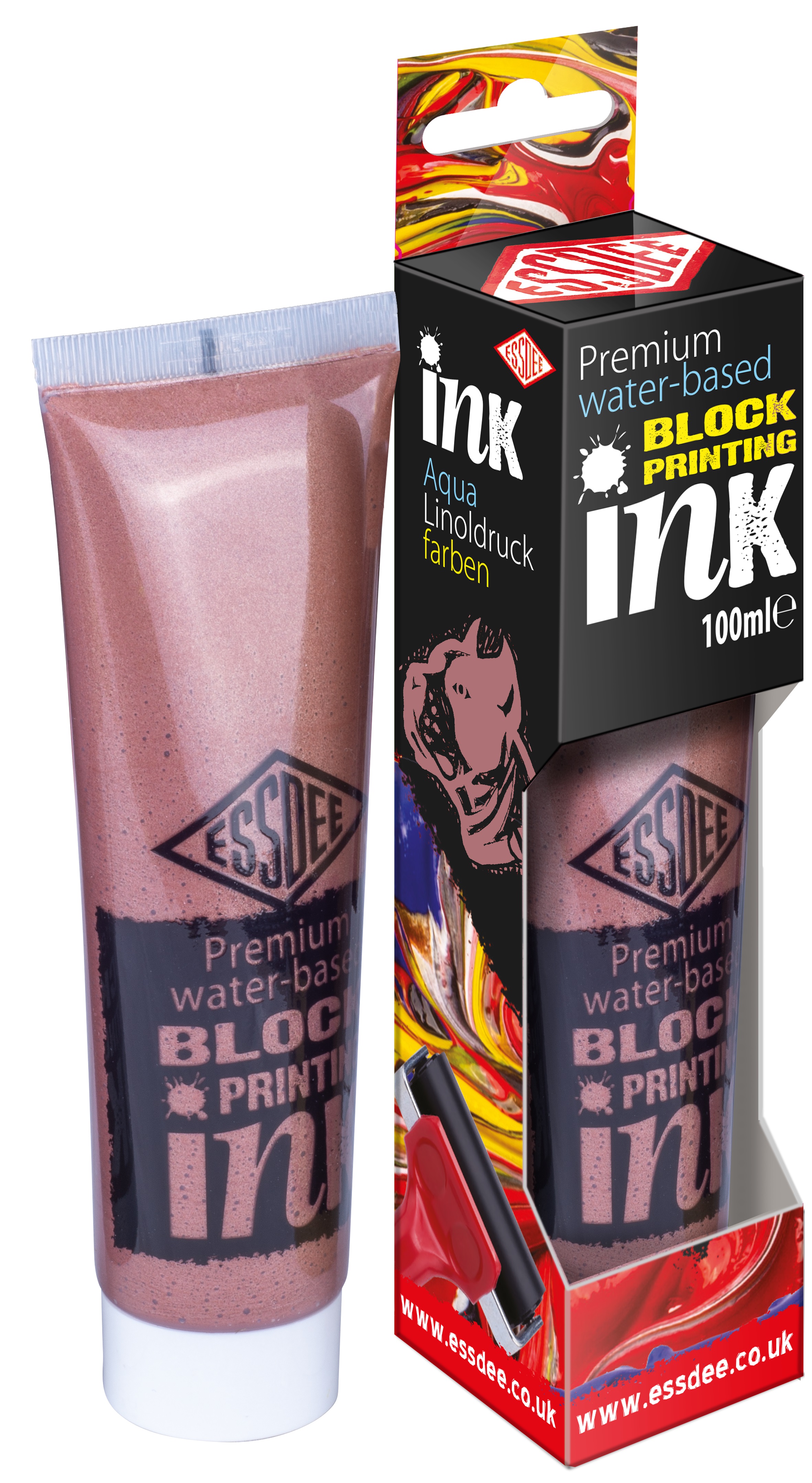 Metalická barva na linoryt ESSDEE 100ml bronz