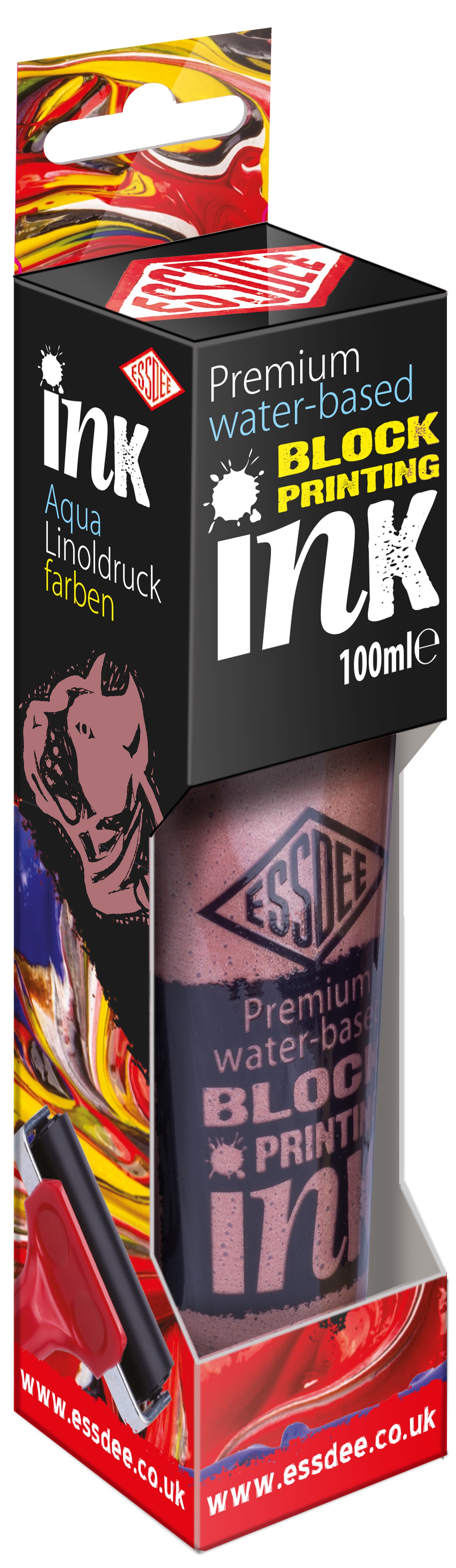 Metalická barva na linoryt ESSDEE 100ml bronz