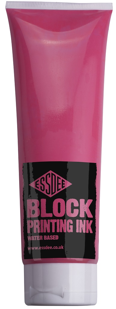 Barva na linoryt 300ml - fluorescent červená