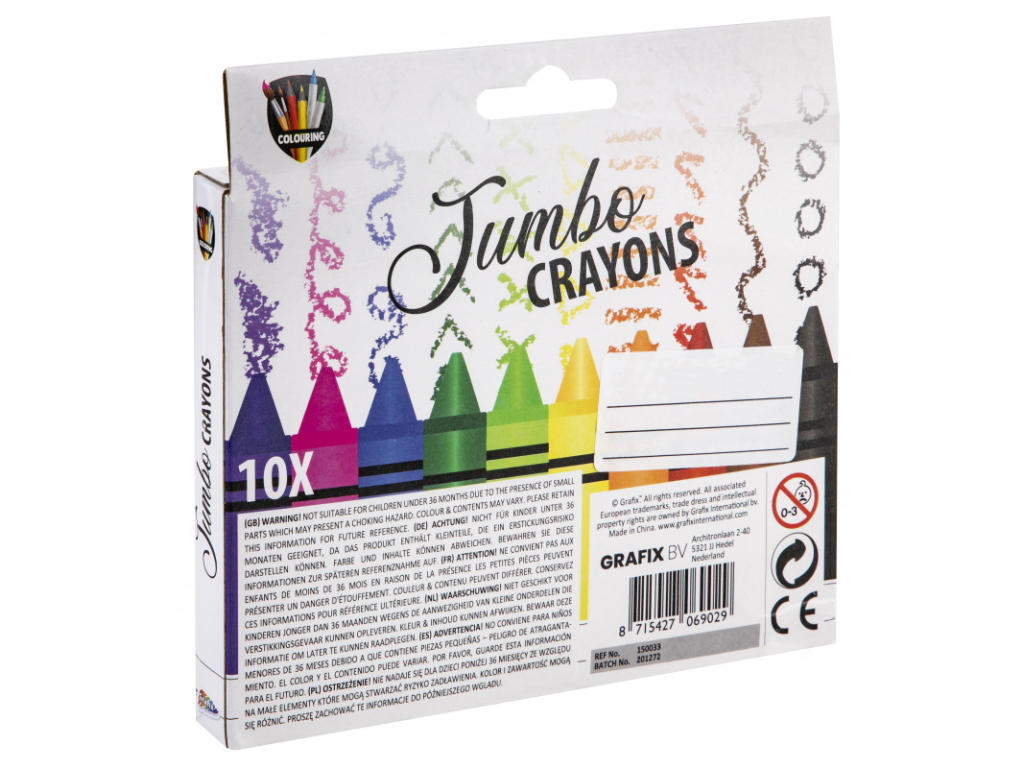 Voskovky Jumbo - 10 ks