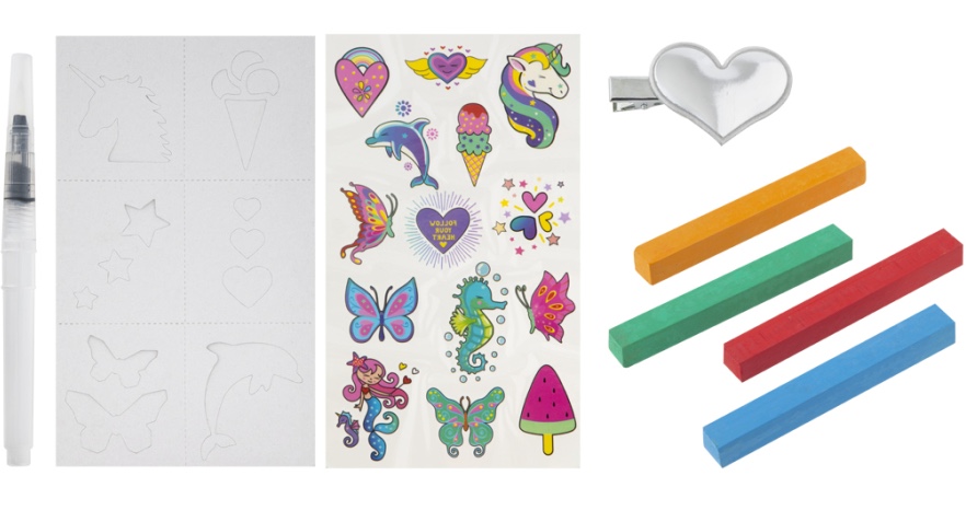 Barevné křídy na vlasy