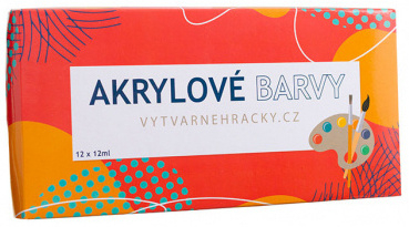 Akrylové barvy 12 x 12 ml
