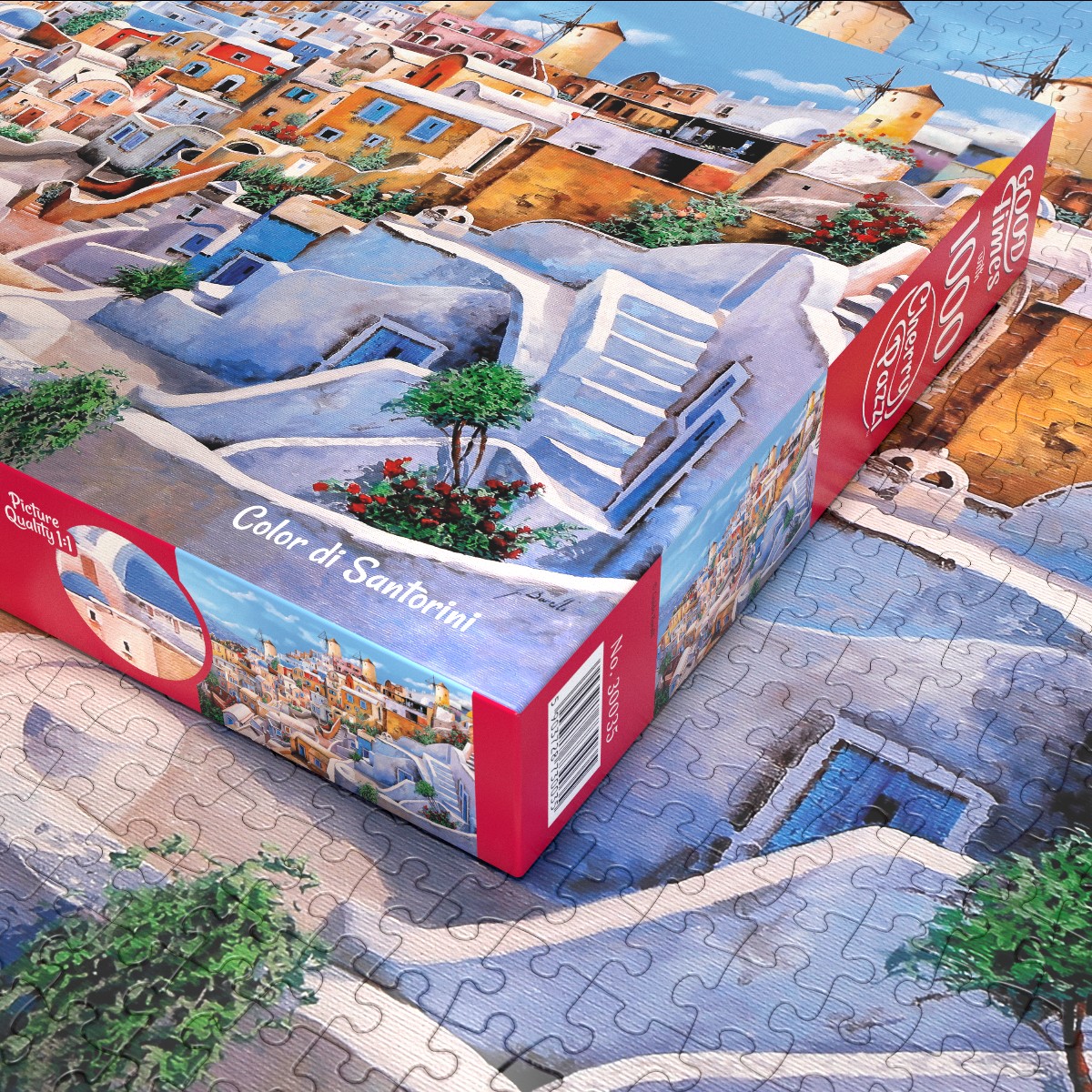 Puzzle Cherry Pazzi 1000d. Color di Santorini