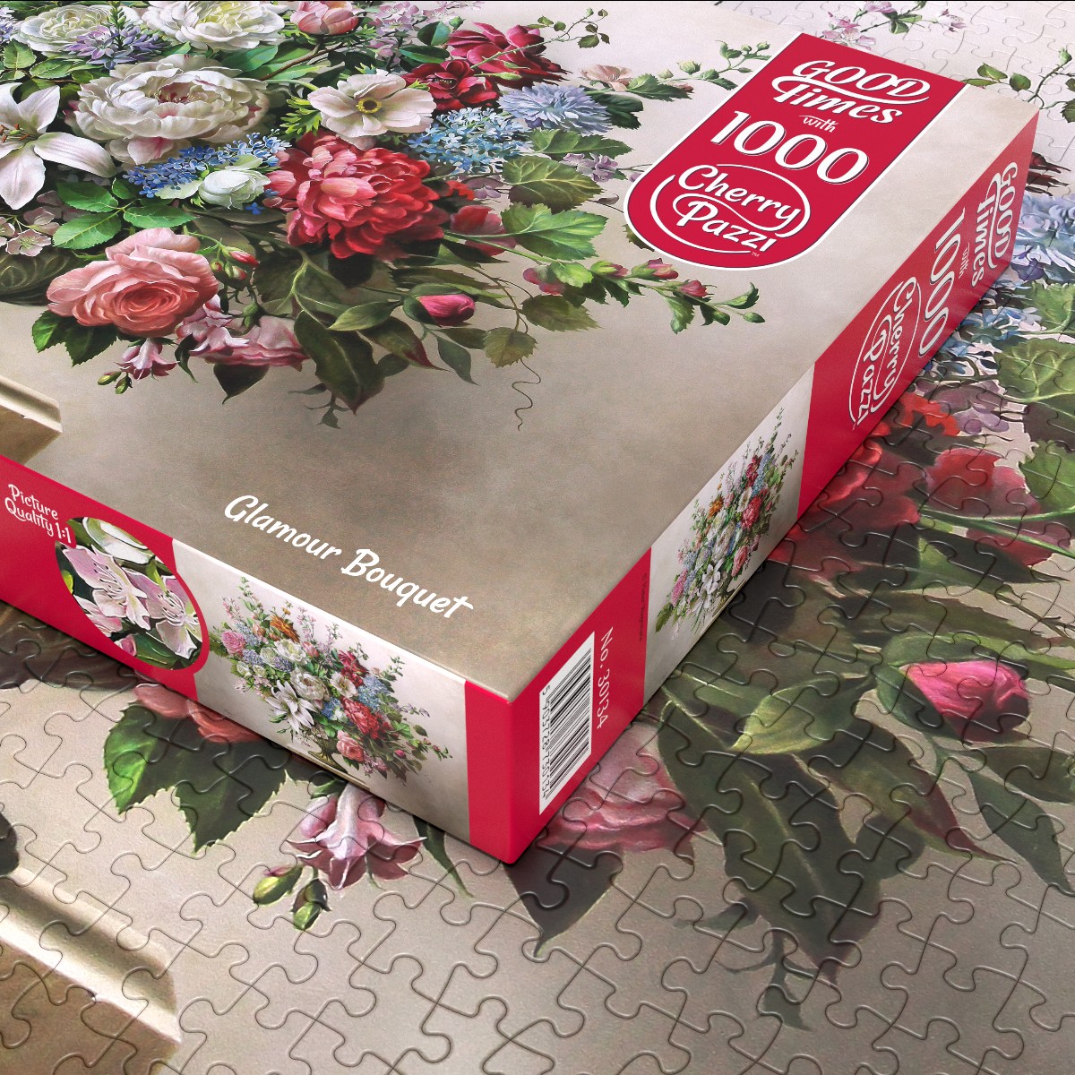 Puzzle Cherry Pazzi 1000d. Glamour Bouquet- Kytice