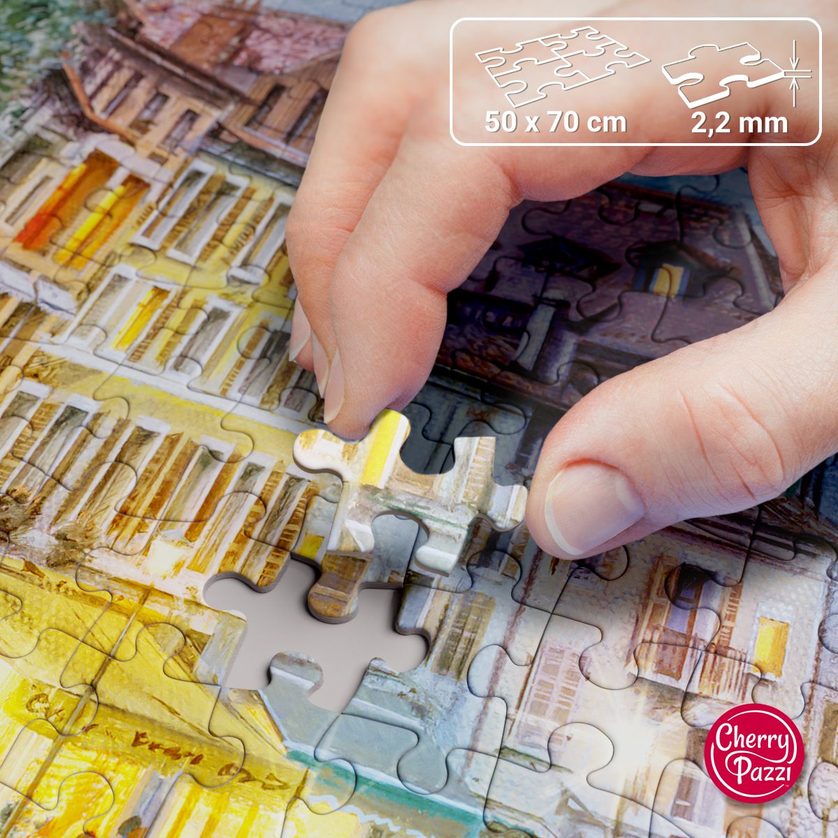 Puzzle Cherry Pazzi 1000d. Večer v Annecy