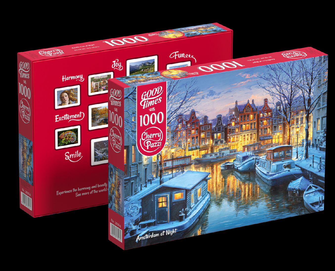 Puzzle Cherry Pazzi 1000d. Amsterdam v noci