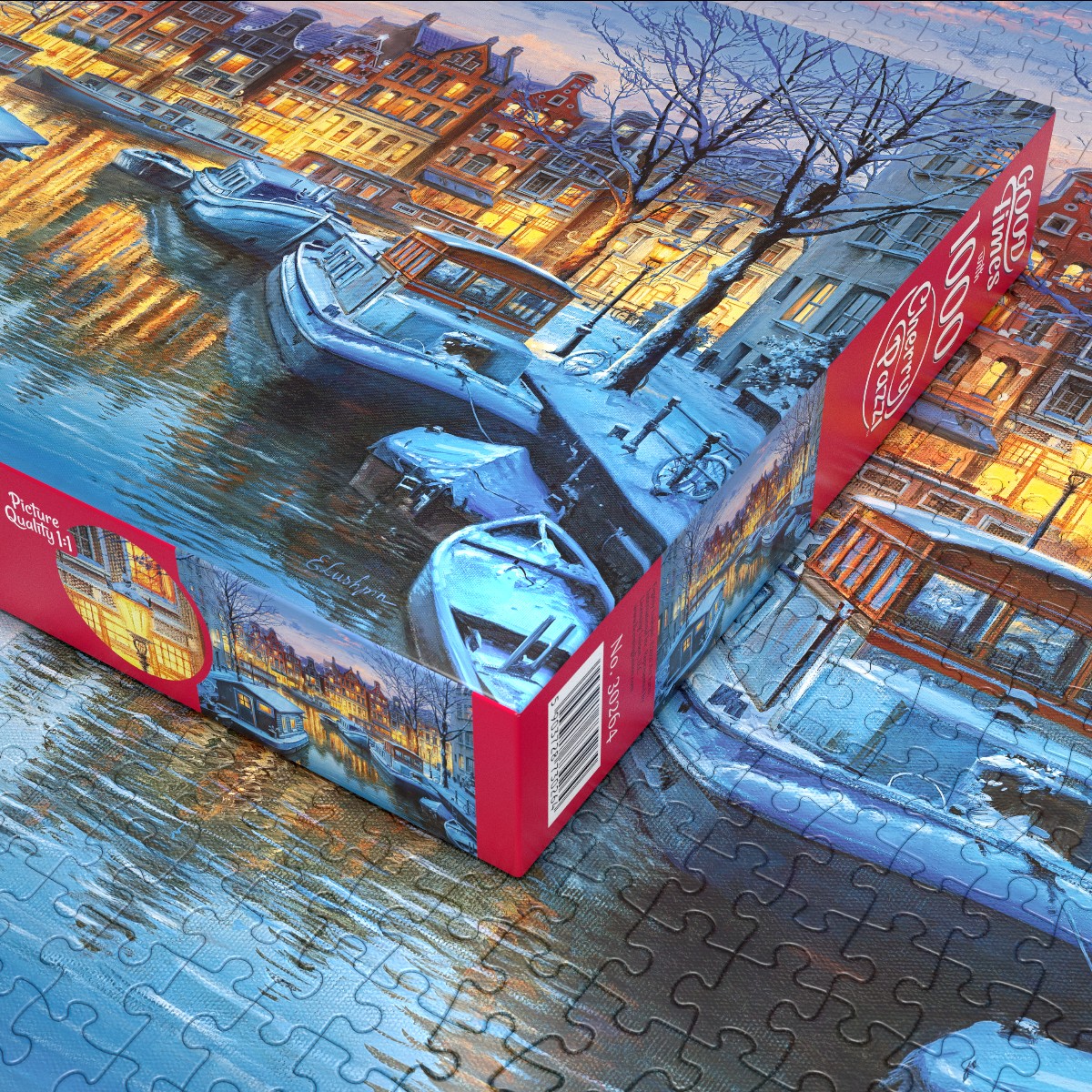 Puzzle Cherry Pazzi 1000d. Amsterdam v noci