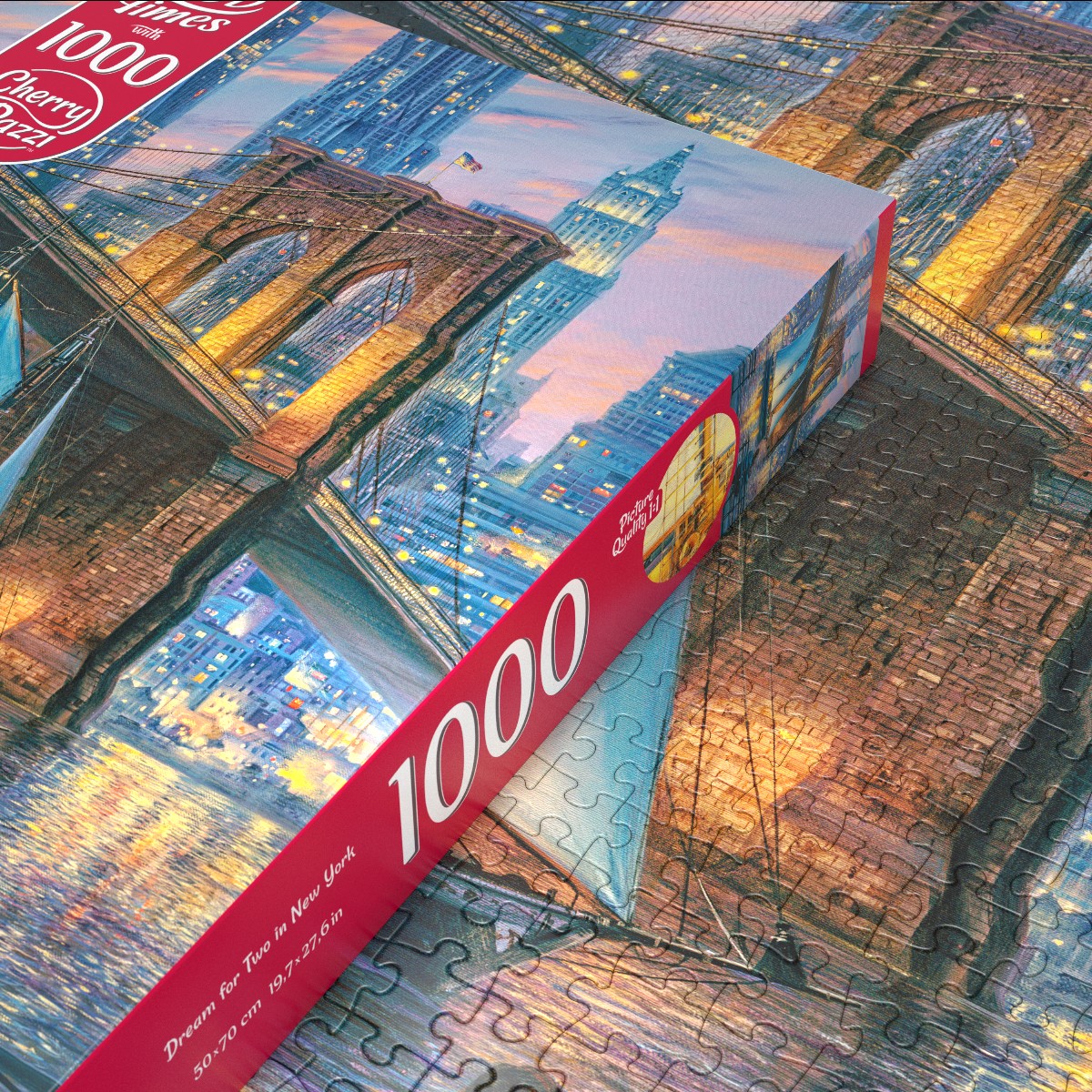 Puzzle Cherry Pazzi 1000d. Sen pro dva v New Yorku