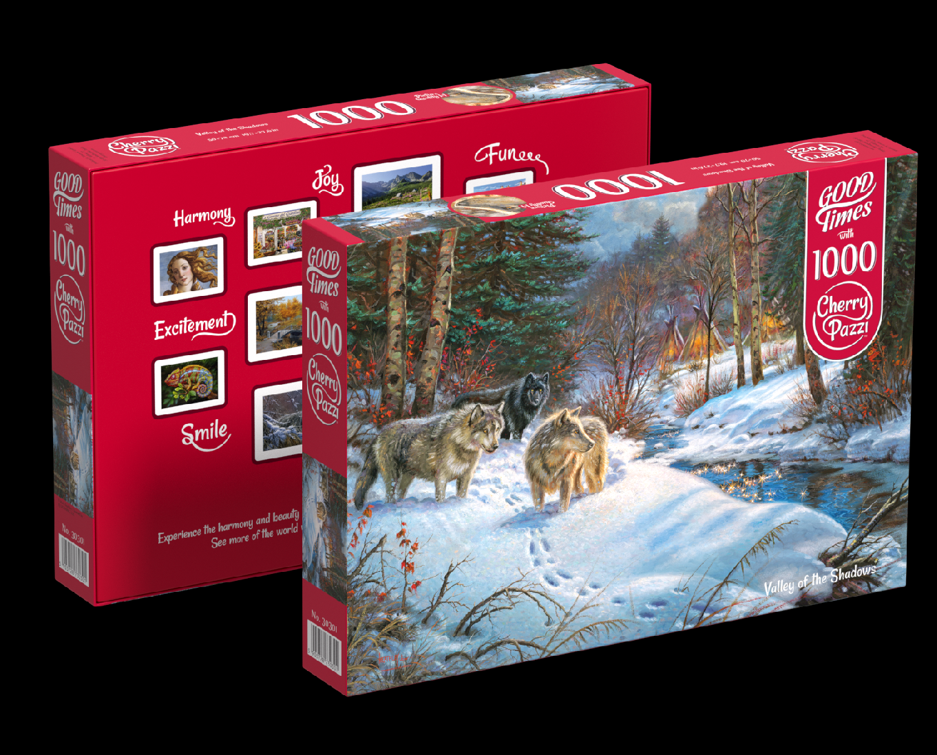 Puzzle Cherry Pazzi 1000d. Údolí vlků