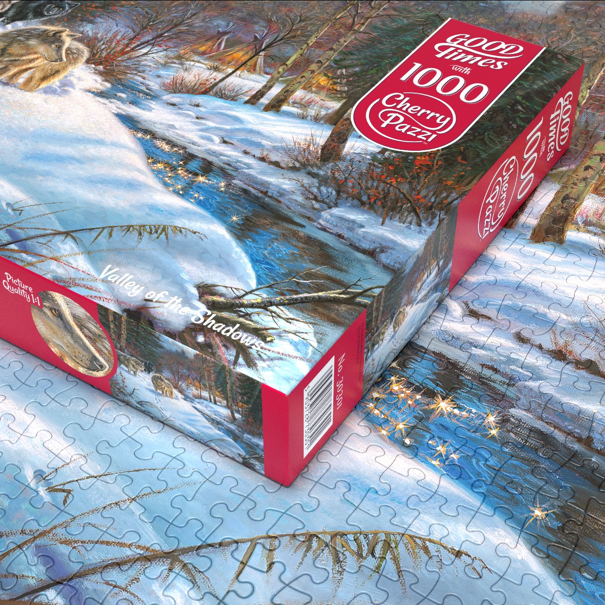 Puzzle Cherry Pazzi 1000d. Údolí vlků