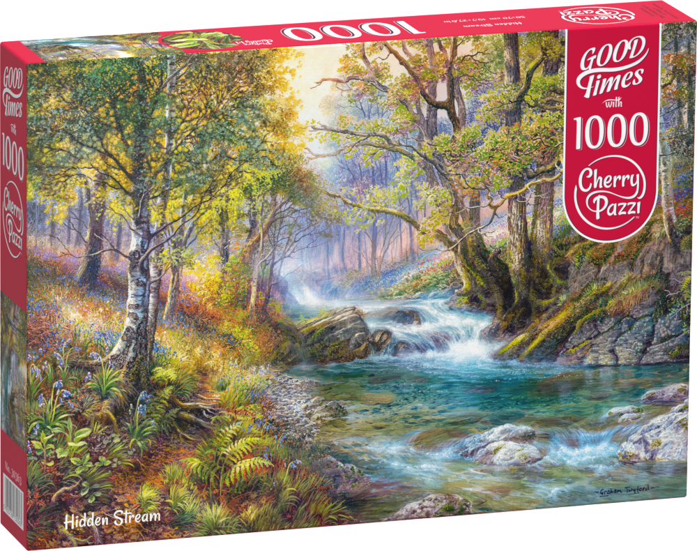 Puzzle Cherry Pazzi 1000d. Potok v lese