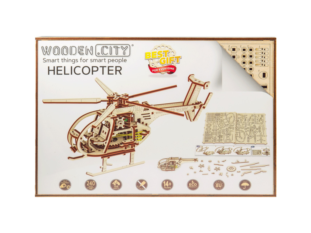 3D Puzzle - Helikoptéra