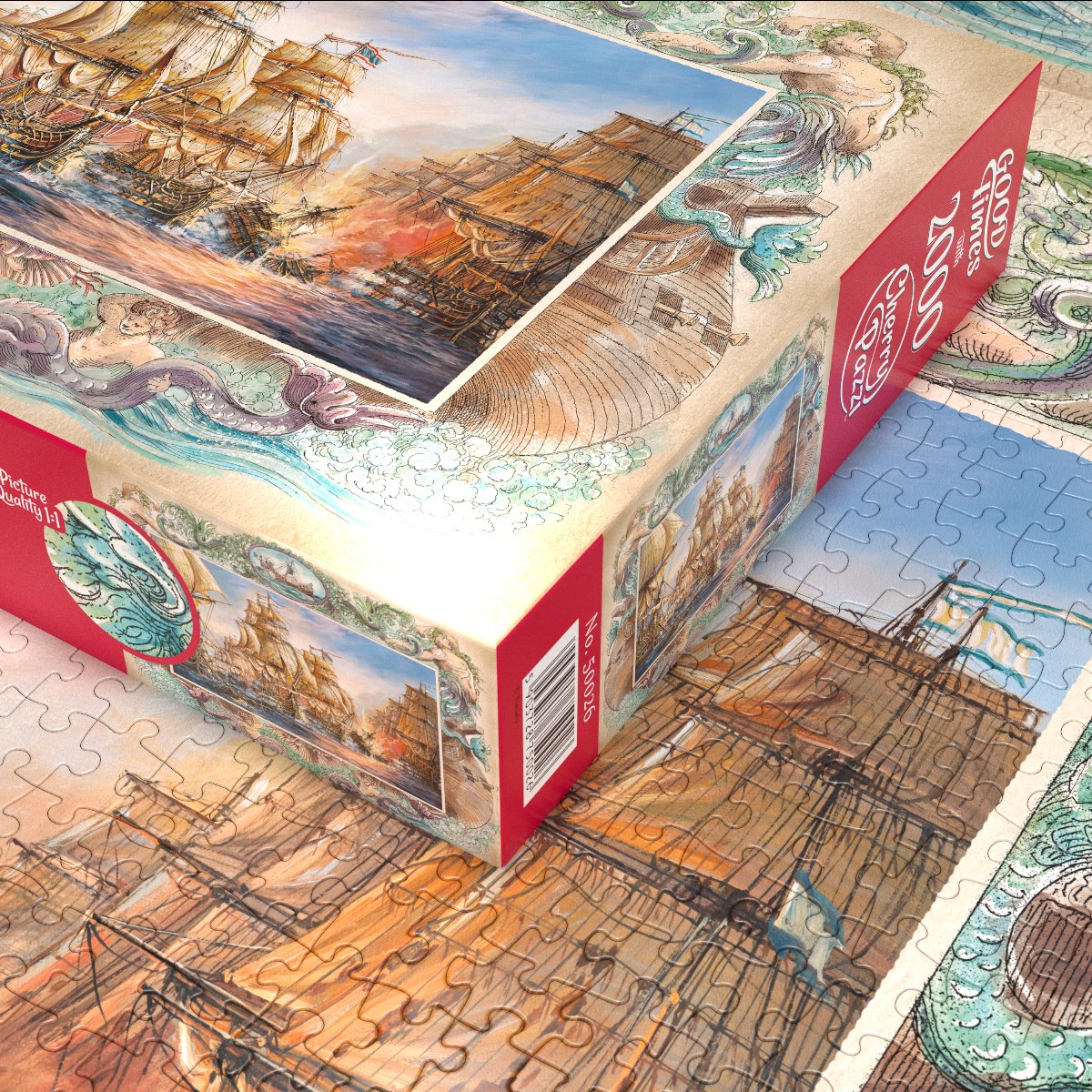 Puzzle Cherry Pazzi 2000d. Sea battle