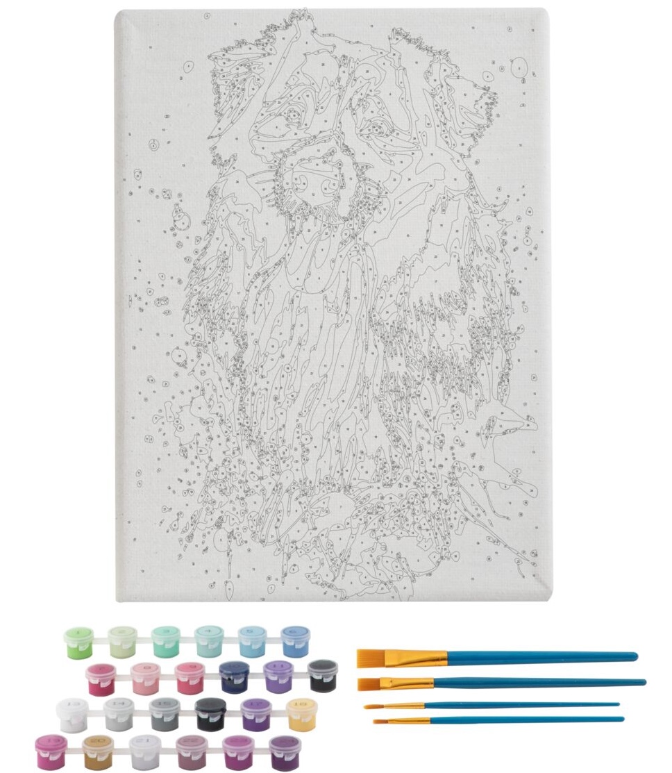 Malovaní na plátno 40x50cm Pes