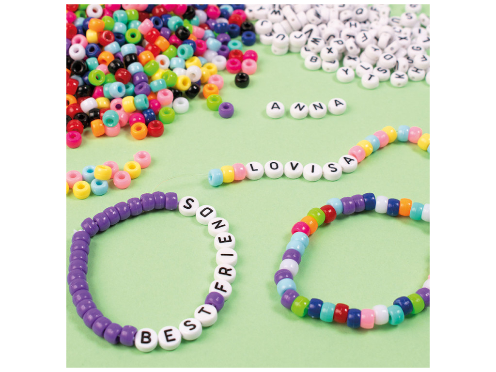 Náramky z korálků - abeceda