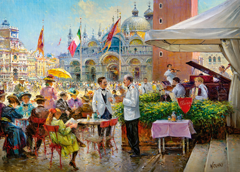 Puzzle 1000d. Cherry Pazzi Piazza San Marco Venice