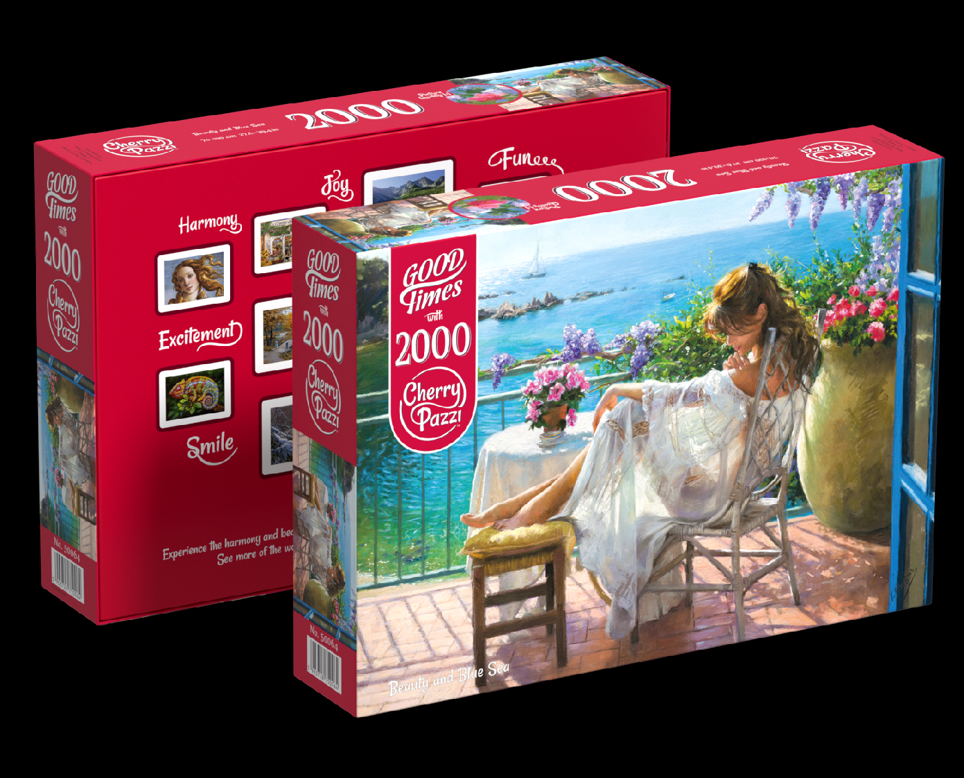 Puzzle 2000d. Cherry Pazzi, Beauty and Blue Sea
