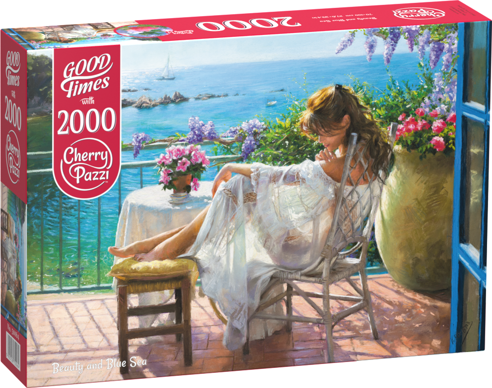 Puzzle 2000d. Cherry Pazzi, Beauty and Blue Sea