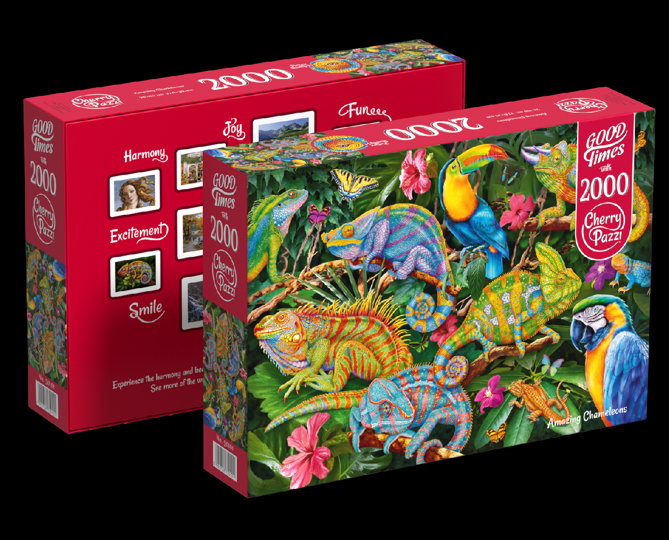 Puzzle 2000d. Cherry Pazzi,Úžasní chameleoni