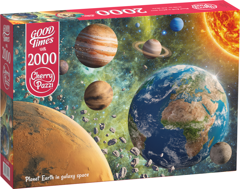 Puzzle 2000d. Cherry Pazzi,Planeta Země v Galaxii