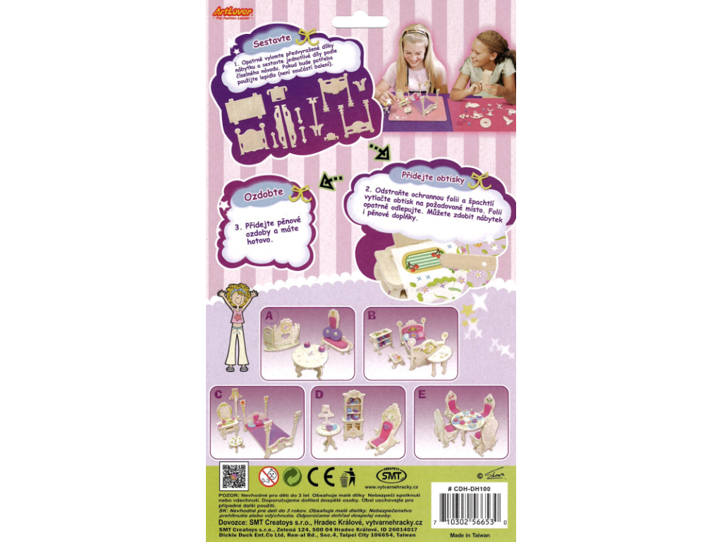 Nábytek pro princezny - paravan