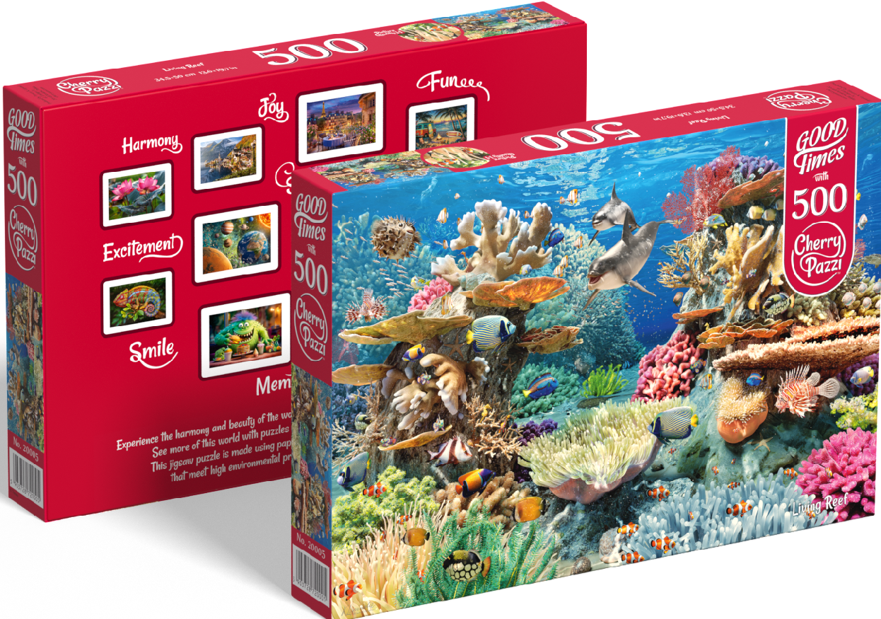 Puzzle 500d. Cherry Pazzi Mořská útes