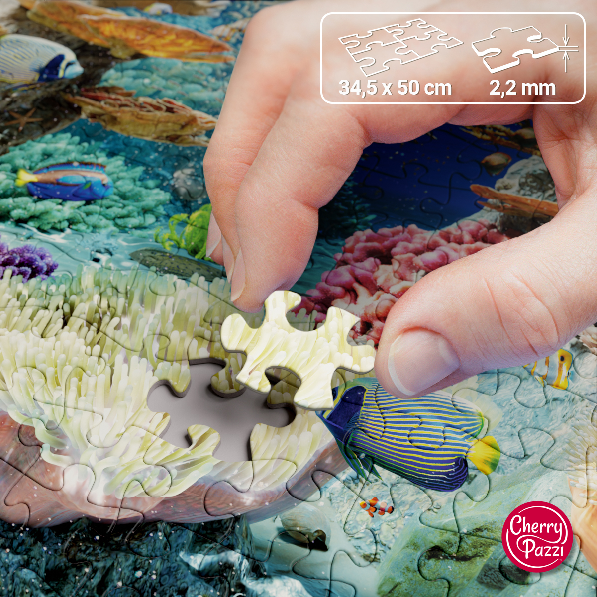 Puzzle 500d. Cherry Pazzi Mořská útes