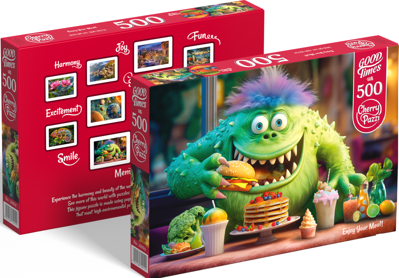 Puzzle 500d. Cherry Pazzi Užij si svůj oběd!