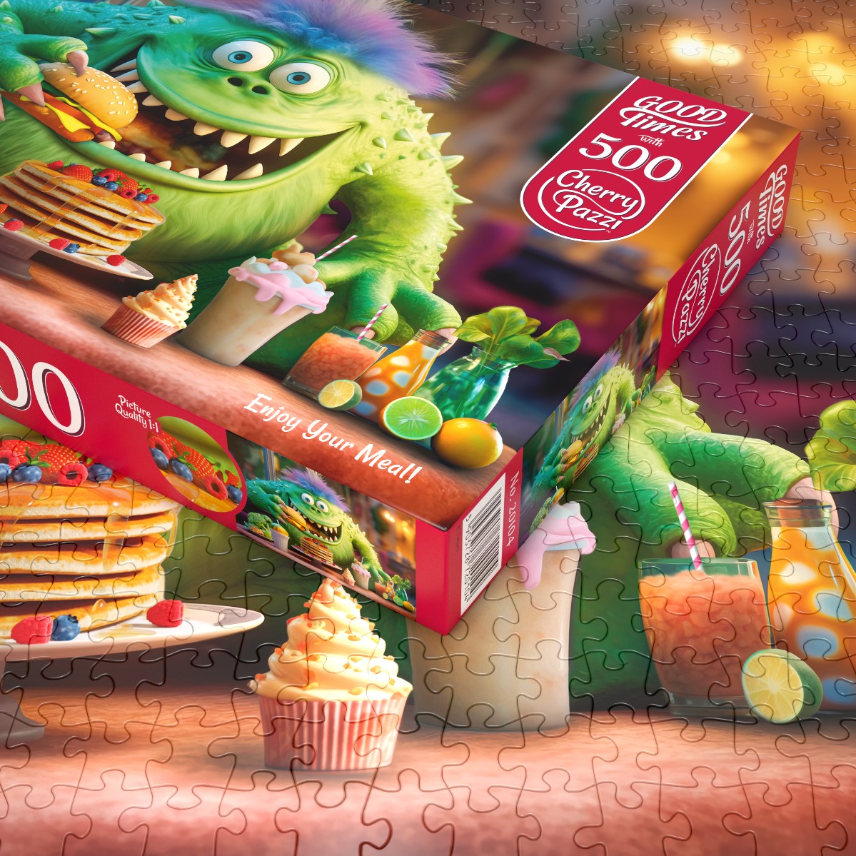 Puzzle 500d. Cherry Pazzi Užij si svůj oběd!