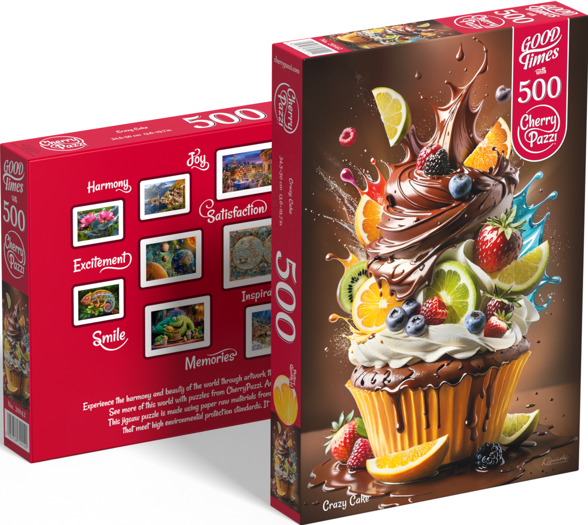 Puzzle 500d. Cherry Pazzi Bláznivý dort