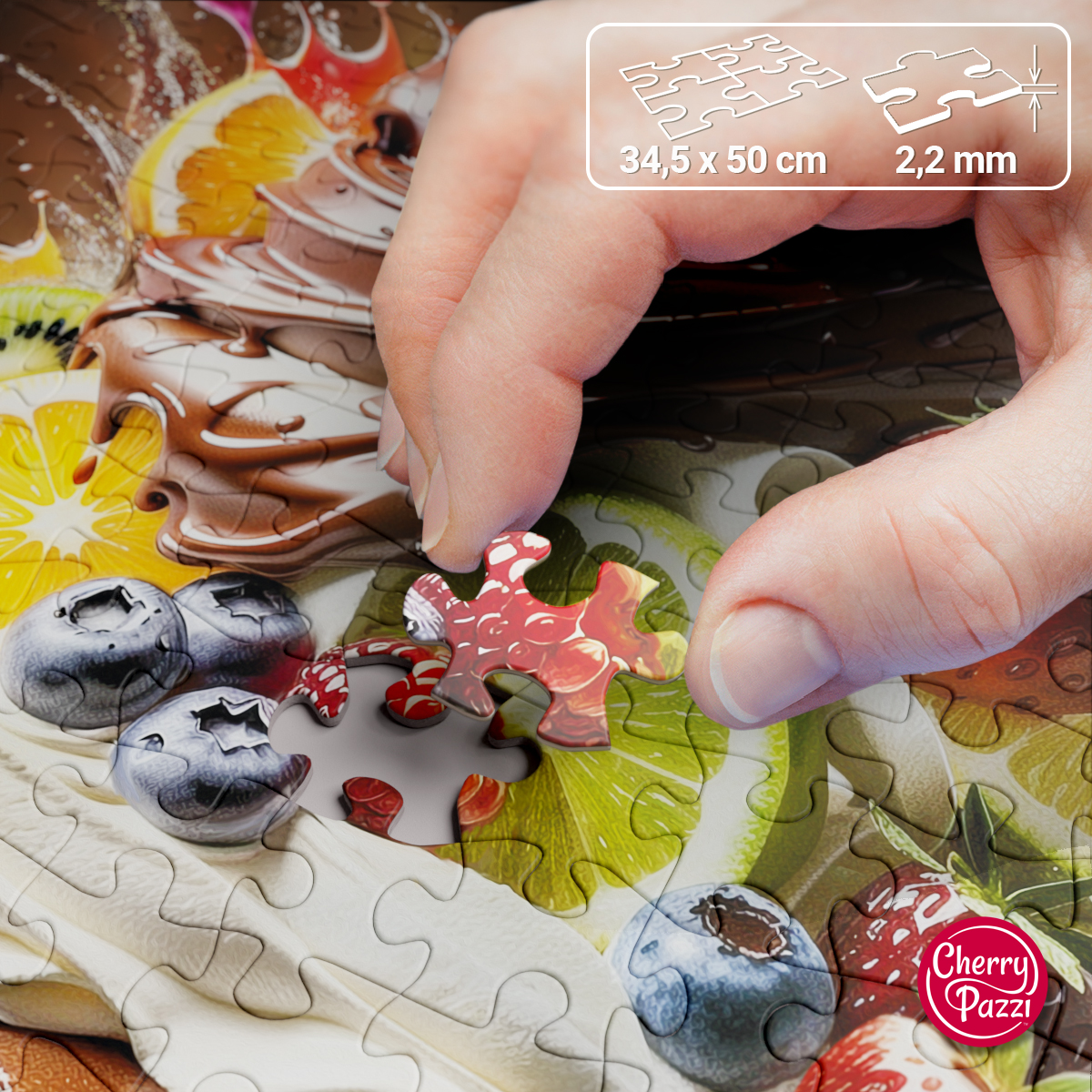 Puzzle 500d. Cherry Pazzi Bláznivý dort