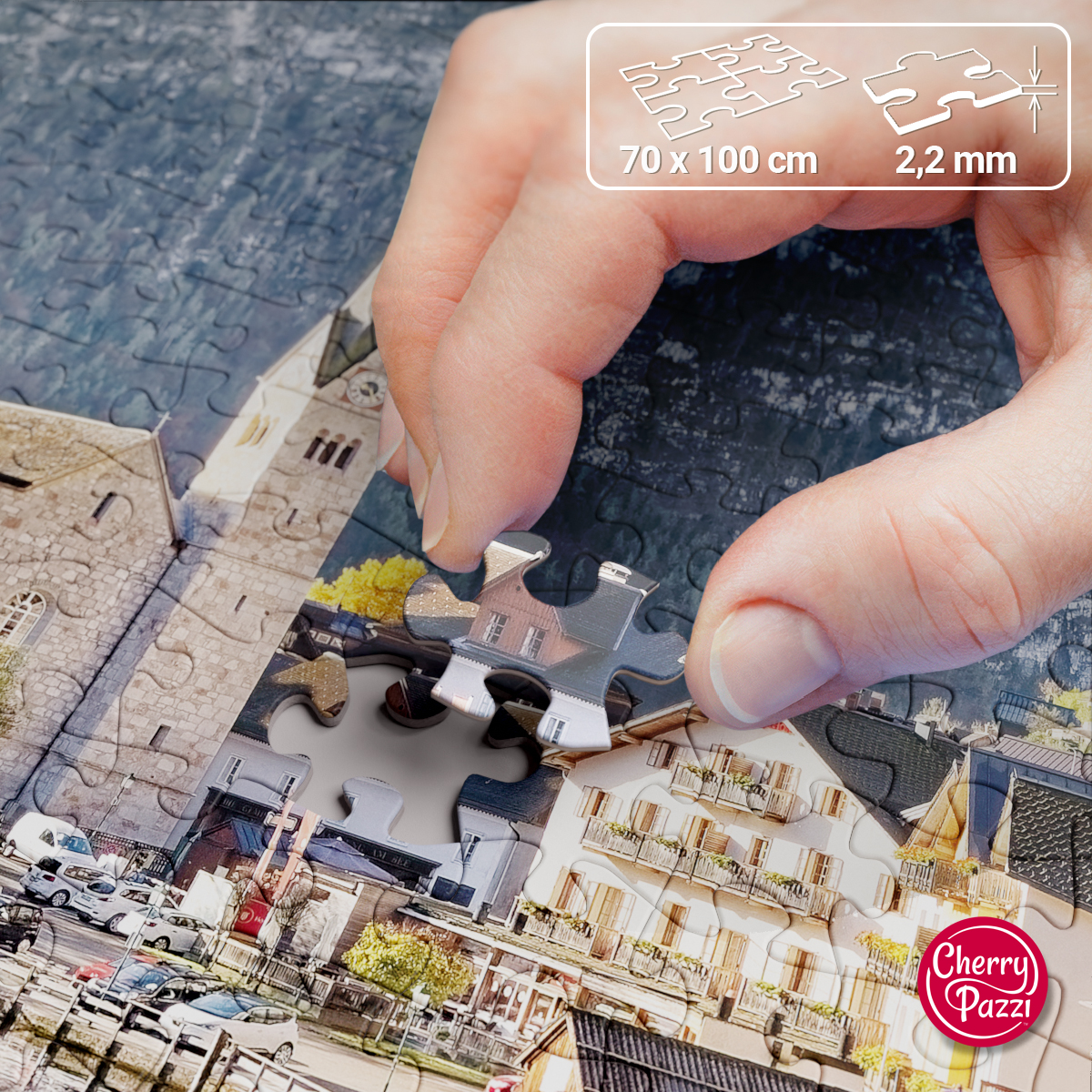 Puzzle 2000d. Cherry Pazzi,Ranní Hallstatt