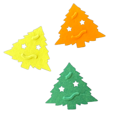 Děrovačka 32mm s embosing efektem - Strom