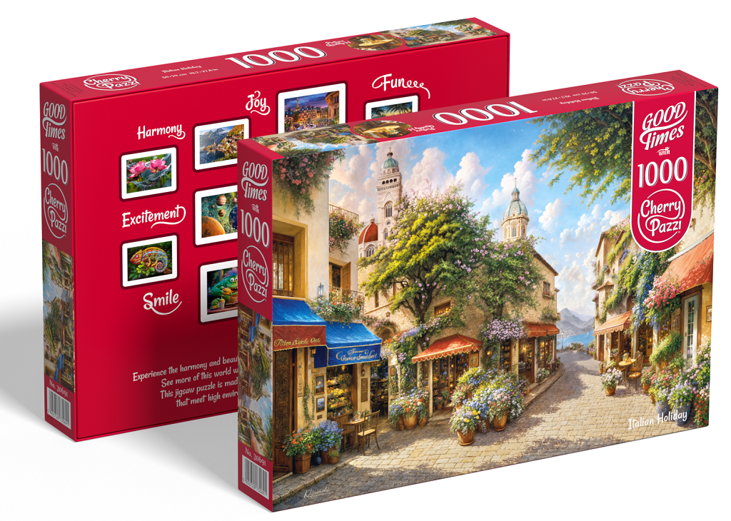 Puzzle Cherry Pazzi 1000d. Italské prázdniny