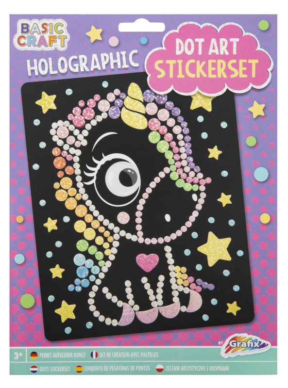 Mozaikový holografický obrázek - Jednorožec