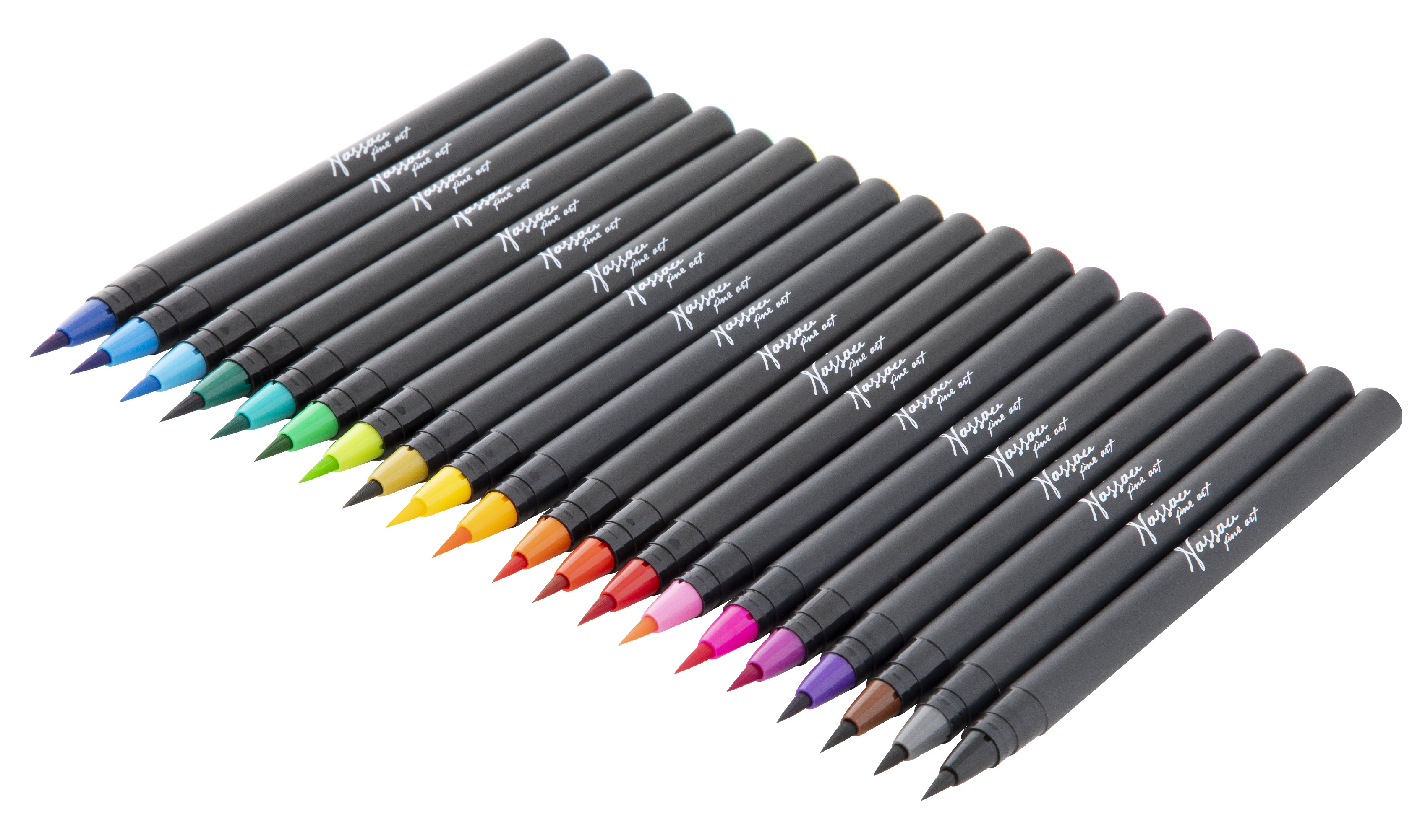 Akvarelové štetcové fixy,20ks + štetec