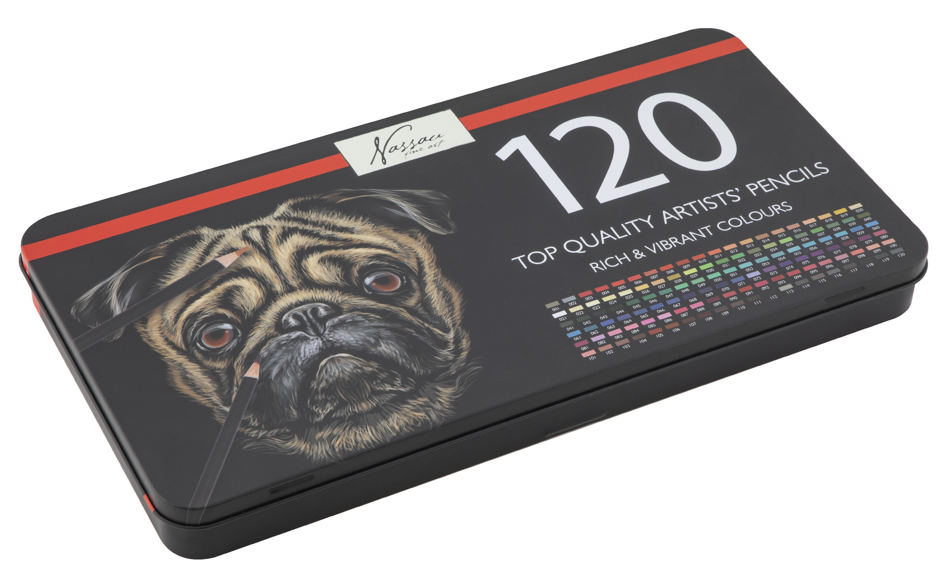 Sada barevných pastelek, 120ks