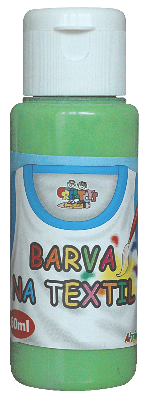 Barva na textil 60 ml - žluto zelená