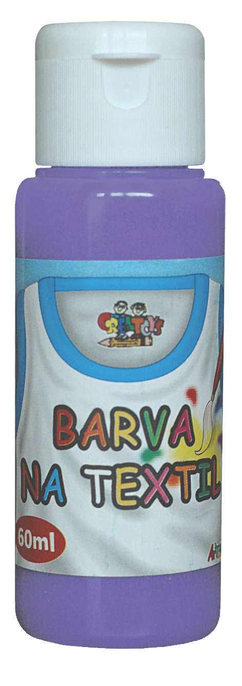 Barva na textil 60 ml - světle fialová