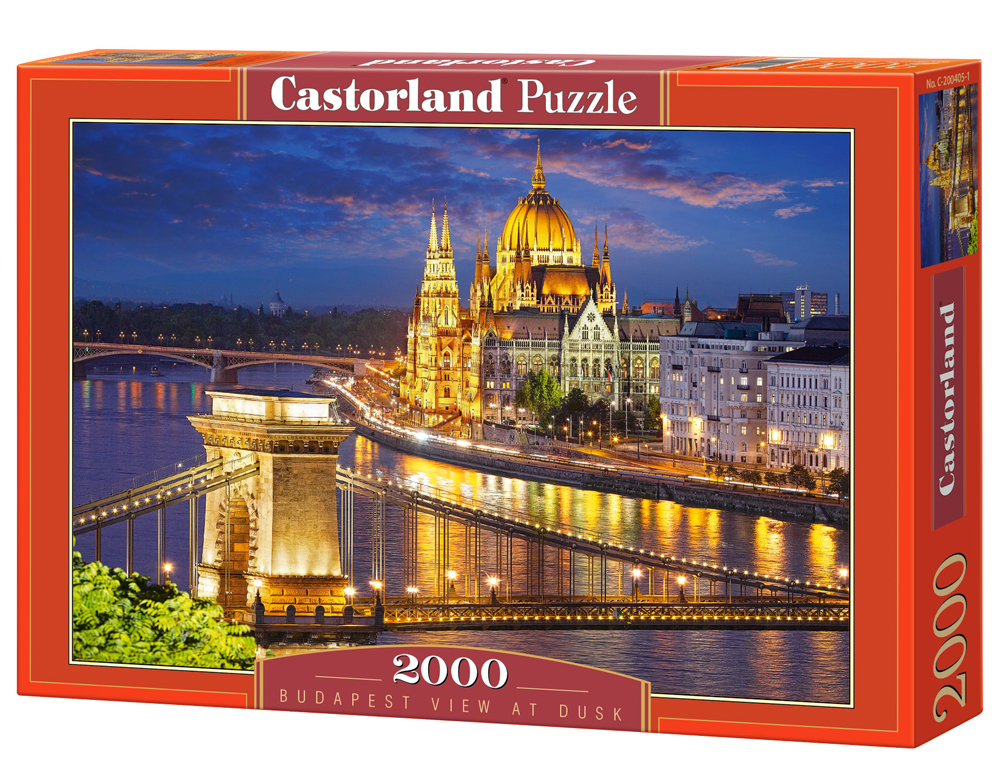 Puzzle Castorland 2000 dílků -Soumrak v Budapešti