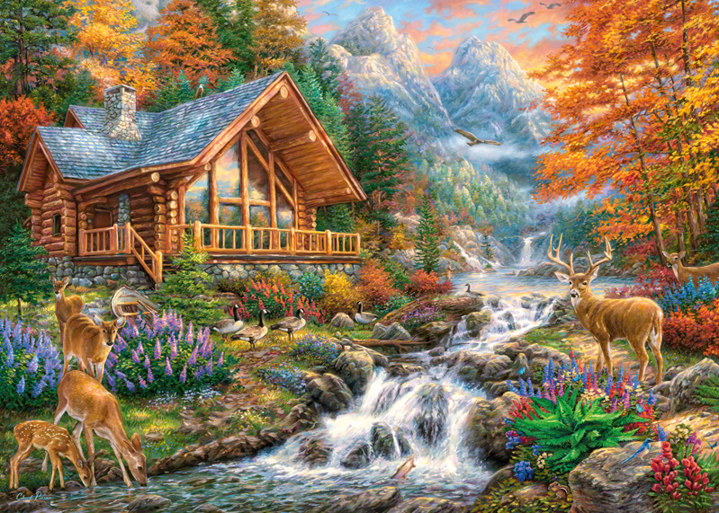 Puzzle 1000d. Cherry Pazzi Alpine Serenity