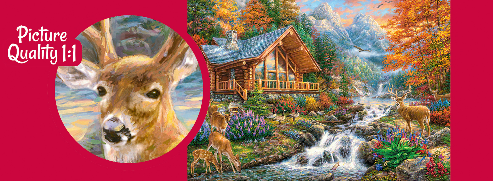 Puzzle 1000d. Cherry Pazzi Alpine Serenity