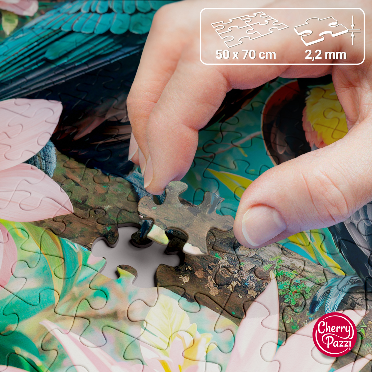 Puzzle 1000d. Cherry Pazzi, Tukani v ráji