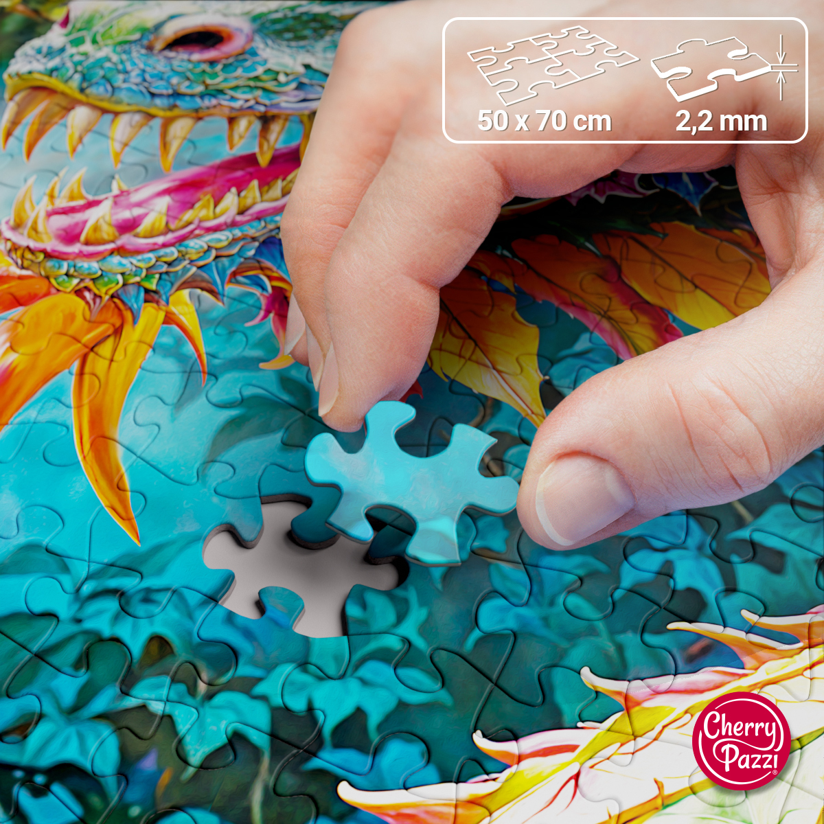 Puzzle 1000d. Cherry Pazzi, Drak